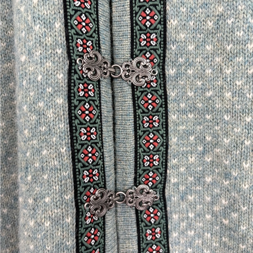 VTG Squaw Valley Fair Isle Wool Carigan M - Picture 5 of 6